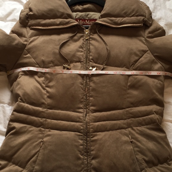 Maxmara Studio Down Feather Coat Size 8 - Picture 9 of 10